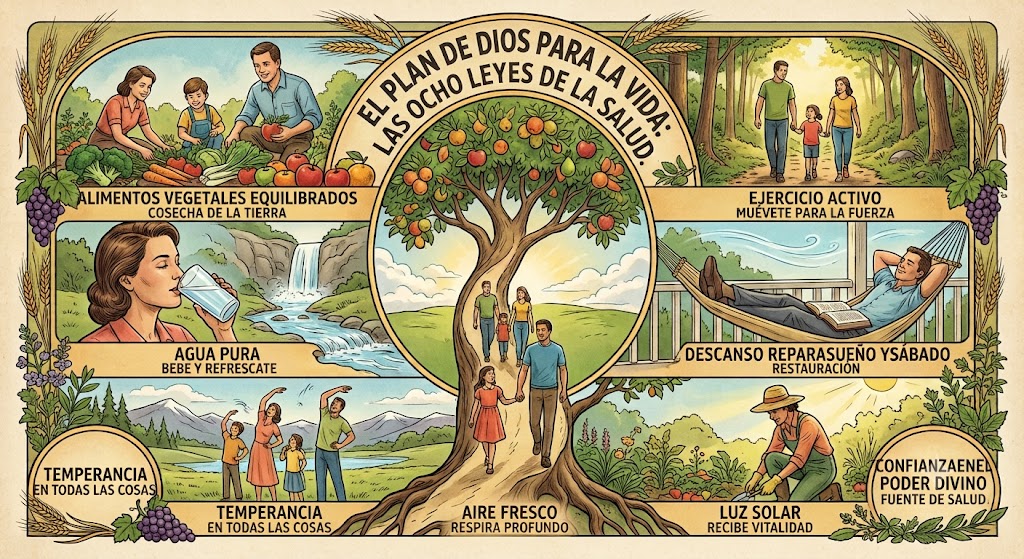 Alimentos saludables y estilo de vida cristiano