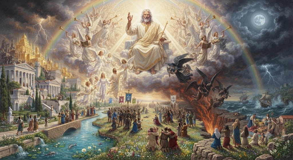 El trono del juicio celestial